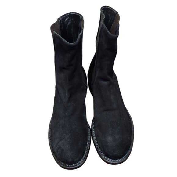 Rocco P. Hand Made Torre Saw Patrisio Women's Black Suede Chelsea boots 39.5 - Picture 4 of 12